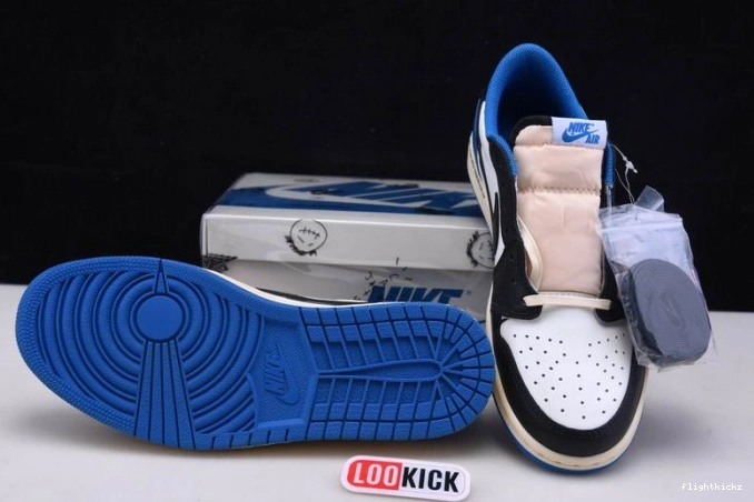 Jordan Low Fragment Scott Air 1 Design x Travis Retro x DM7866-140 1214